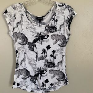 The Limited scope neck animal tee